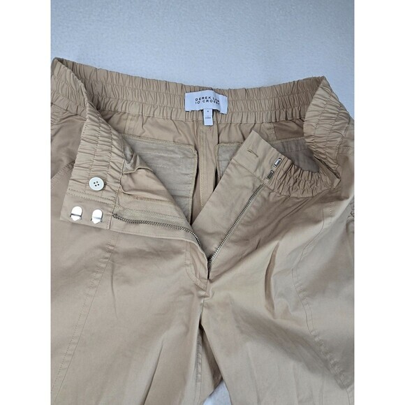 Derek Lam 10 Crosby Women's Joggers Khaki Tan Pants Size 8 Medium - Picture 9 of 12